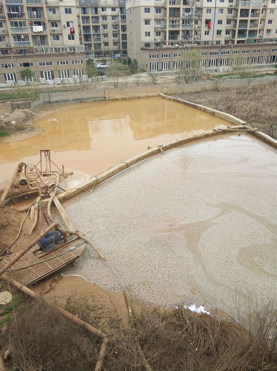 河东区街道沉淀池淤泥清理-厂区废水池淤泥清淤