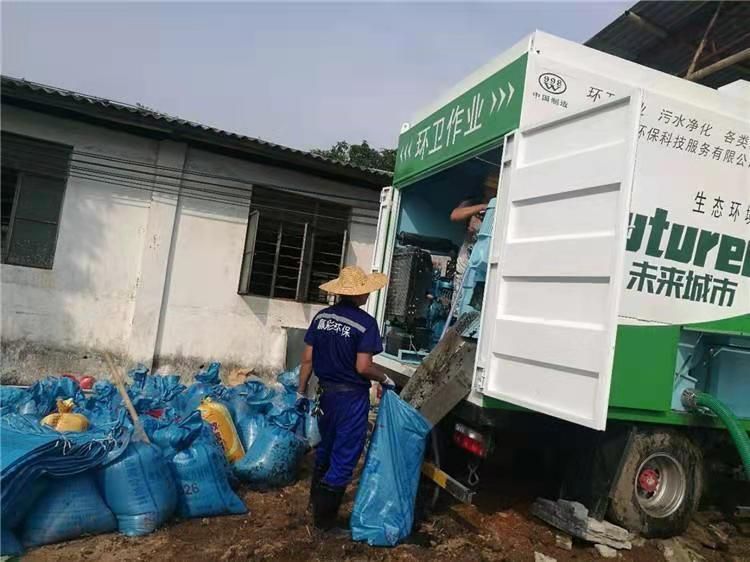 河东区街道工业污泥压干处理